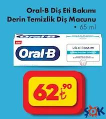 ORAL-B DİŞ ETİ BAKIMI DERİN TEMİZLİK DİŞ MACUNU 65 ML